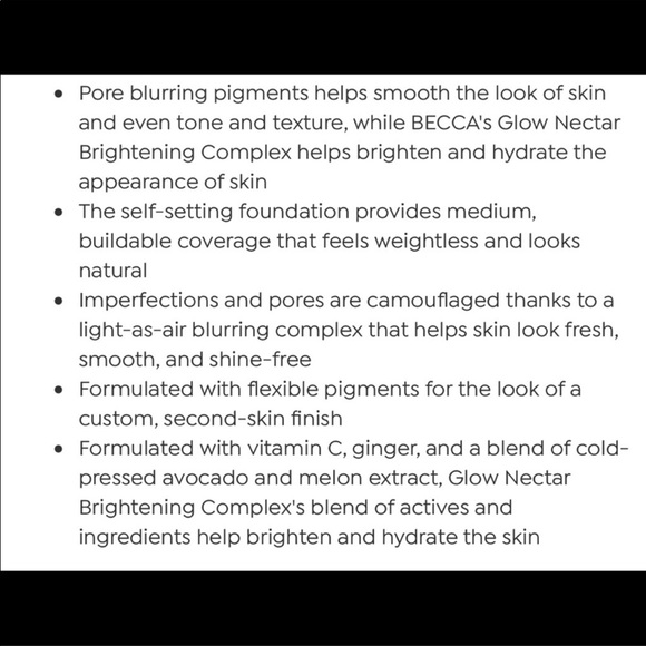 🆕Amber BECCA Skin Love Foundation - Picture 4 of 6